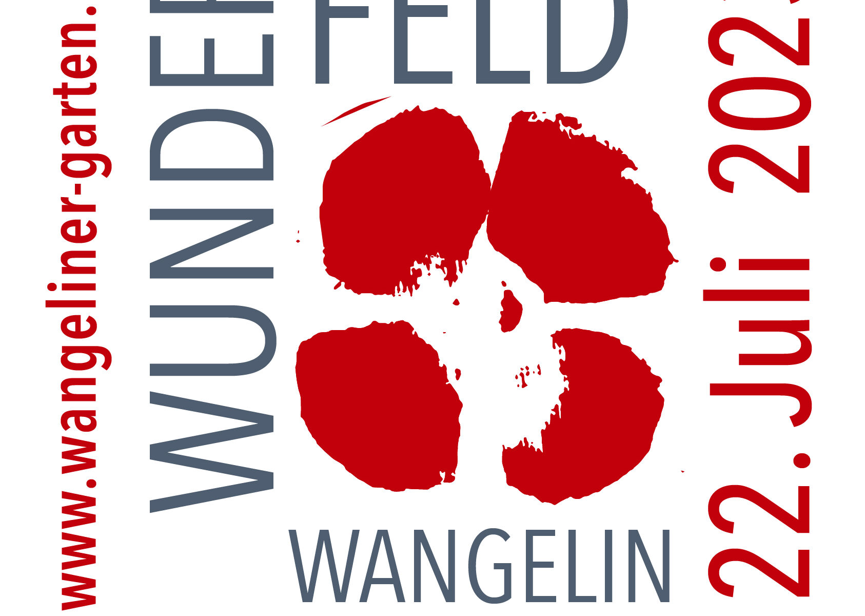 Logo Wunderfeldfest 2023 an der Weidenbühne im Wangeliner Garten